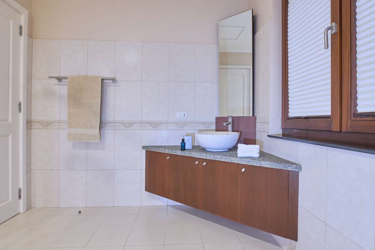 Guest bathroom vanity