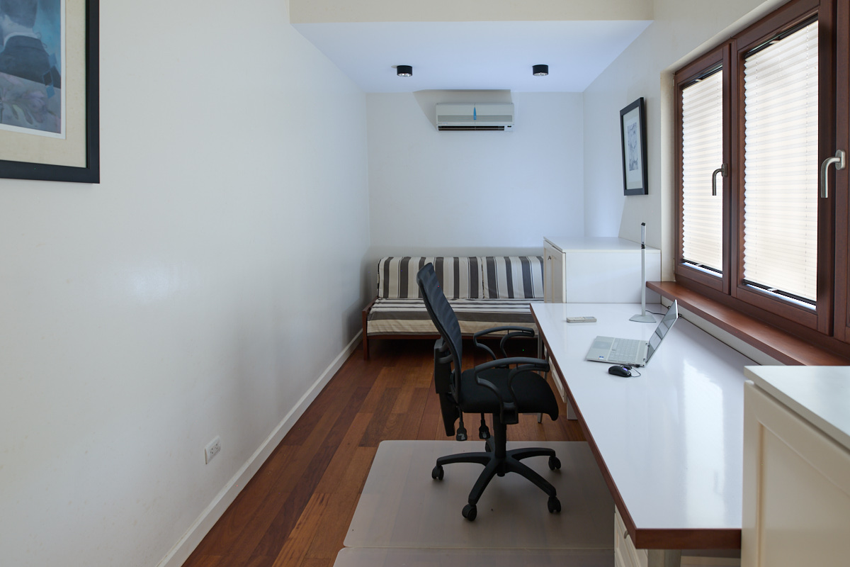 Office with sofa bed