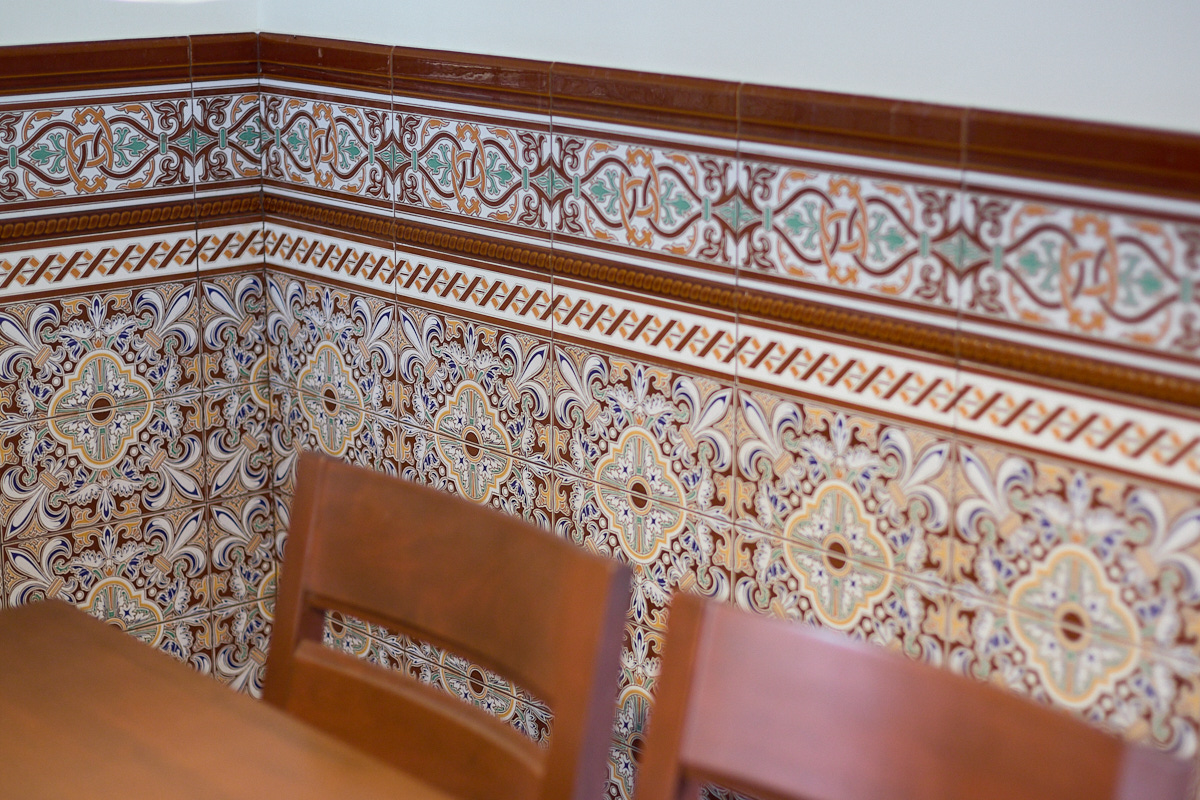 Handcrafted Spanish tiles