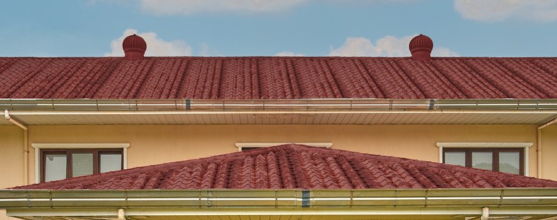 Wind-driven roof fans on the ridge
